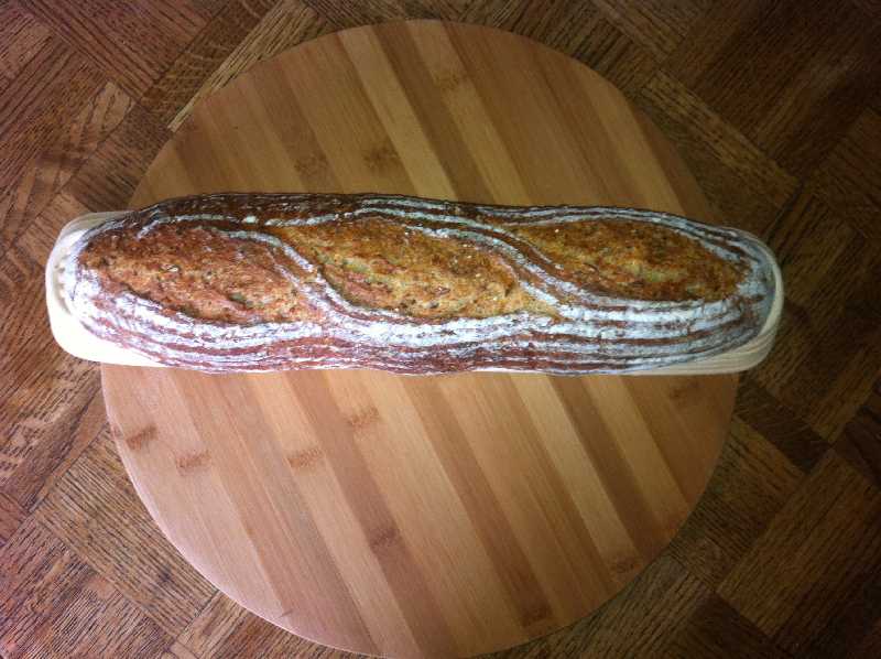 Brotform Multi Grain Baguette The Fresh Loaf